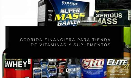 Proyección Financiera para Tienda de Vitaminas y Suplementos